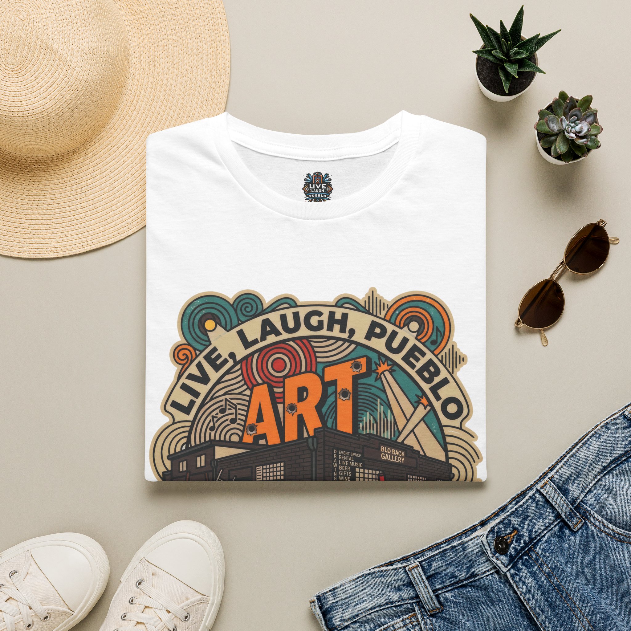 The Blo Back Gallery "Defend Art" Tee - Image 9