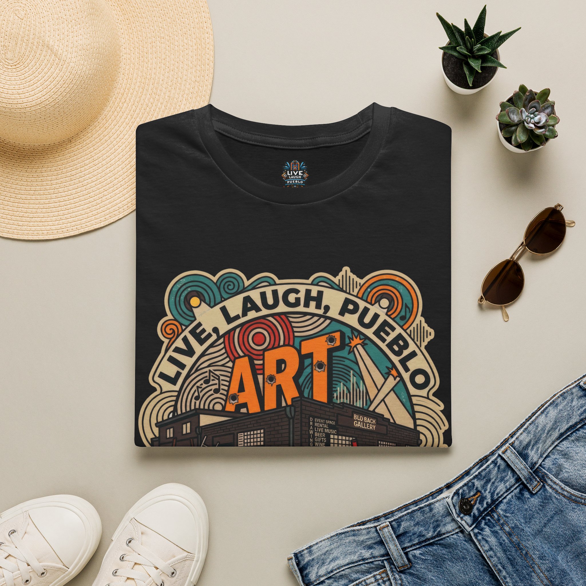 The Blo Back Gallery "Defend Art" Tee - Image 2