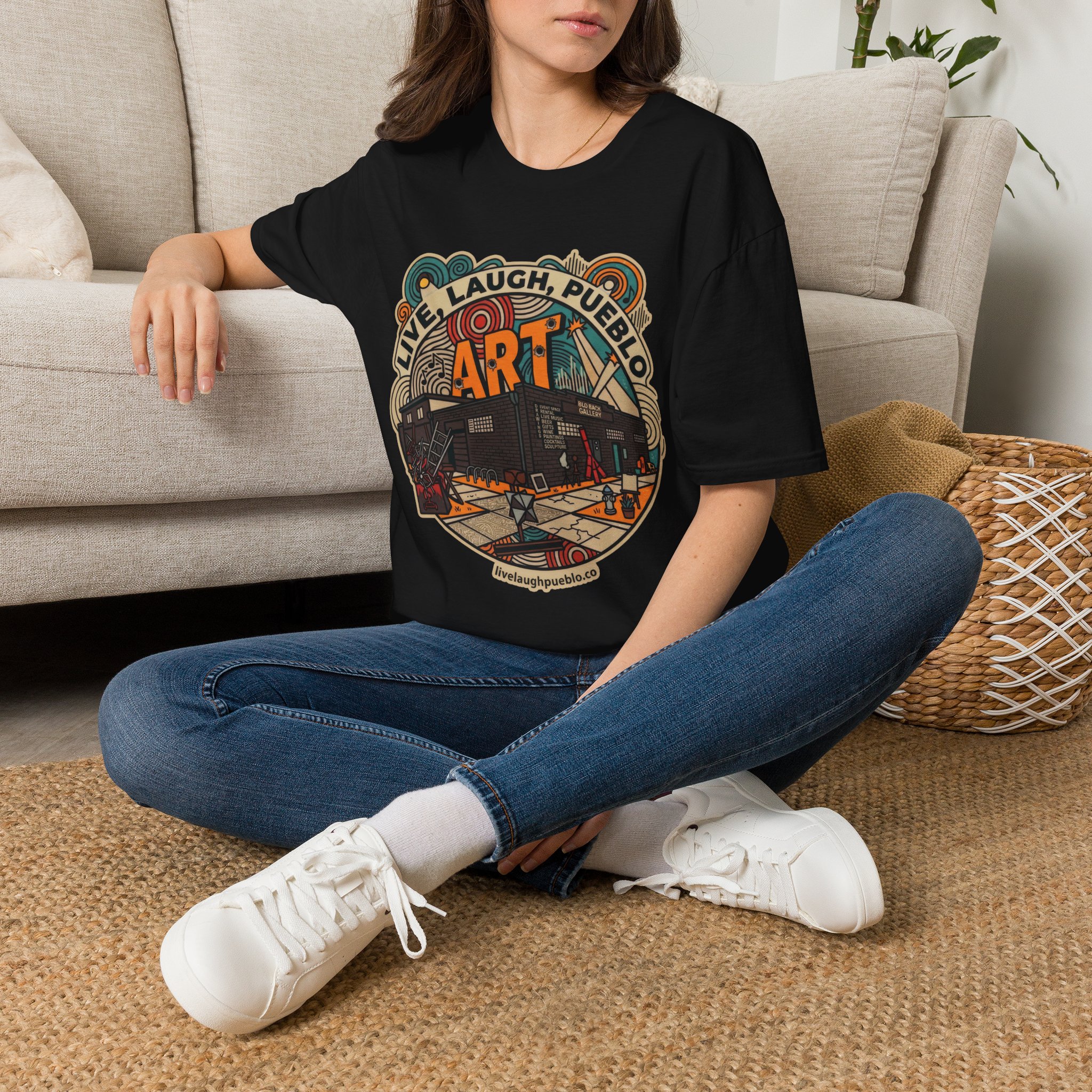 The Blo Back Gallery "Defend Art" Tee - Image 3