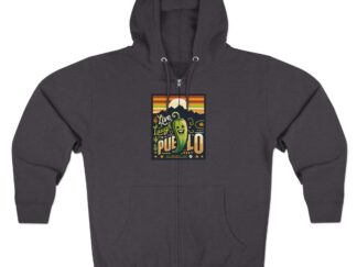 Live, Laugh, Pueblo! Colorado Chile Charm Premium Unisex Zip Hoodie