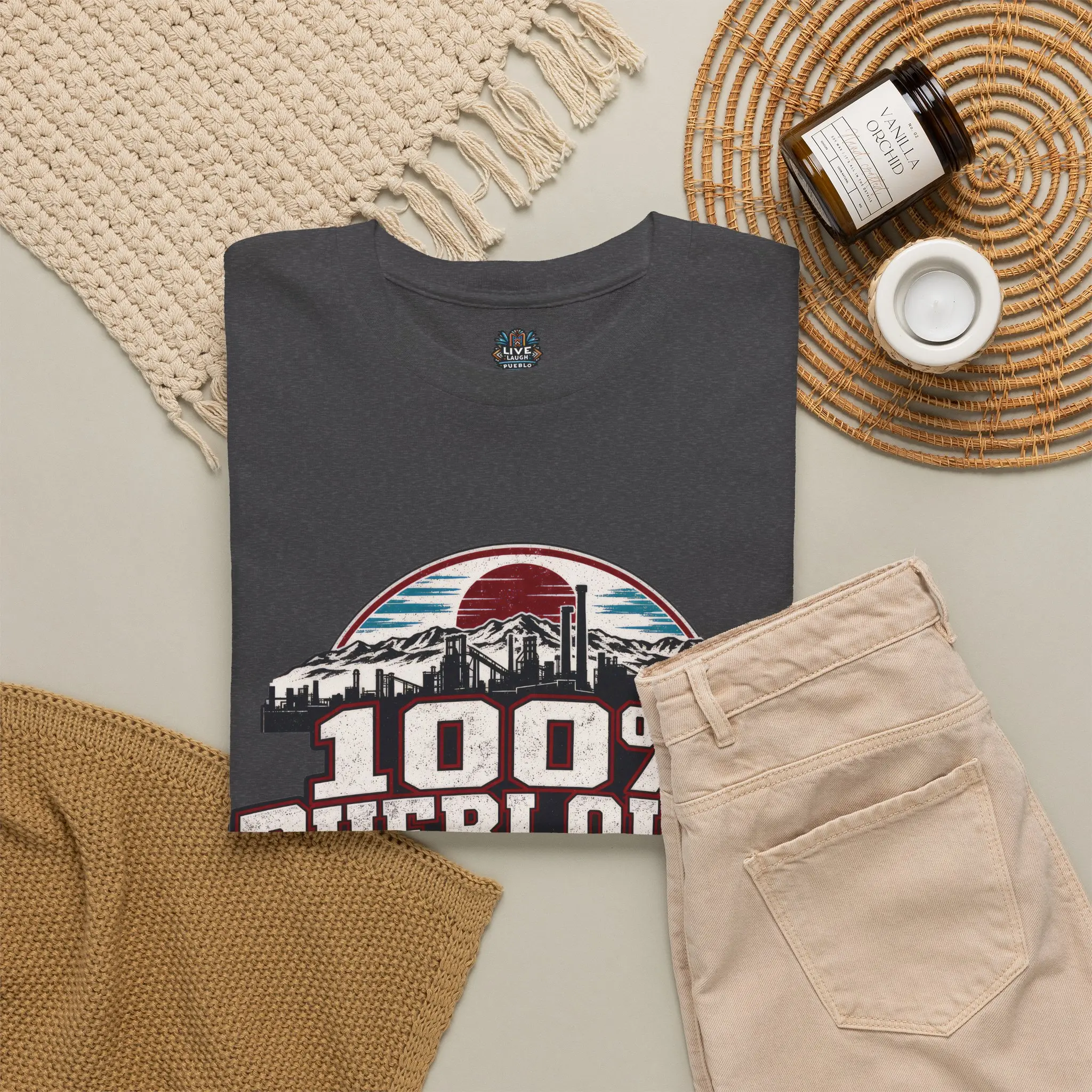 100% Puebloish Made Different Pueblo Colorado Unisex T-Shirt - Image 34