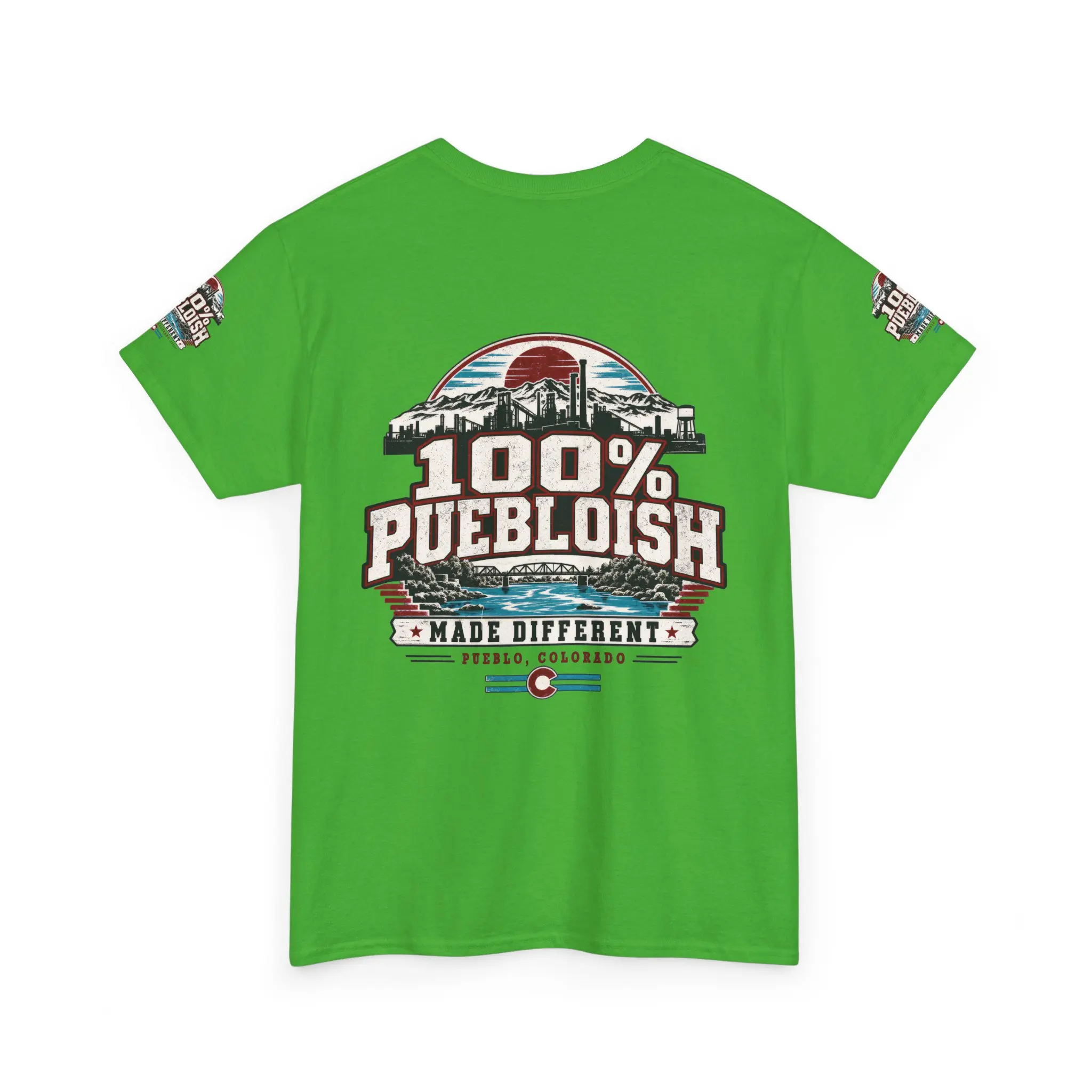 100% Puebloish Made Different Pueblo Colorado Unisex T-Shirt - Image 22