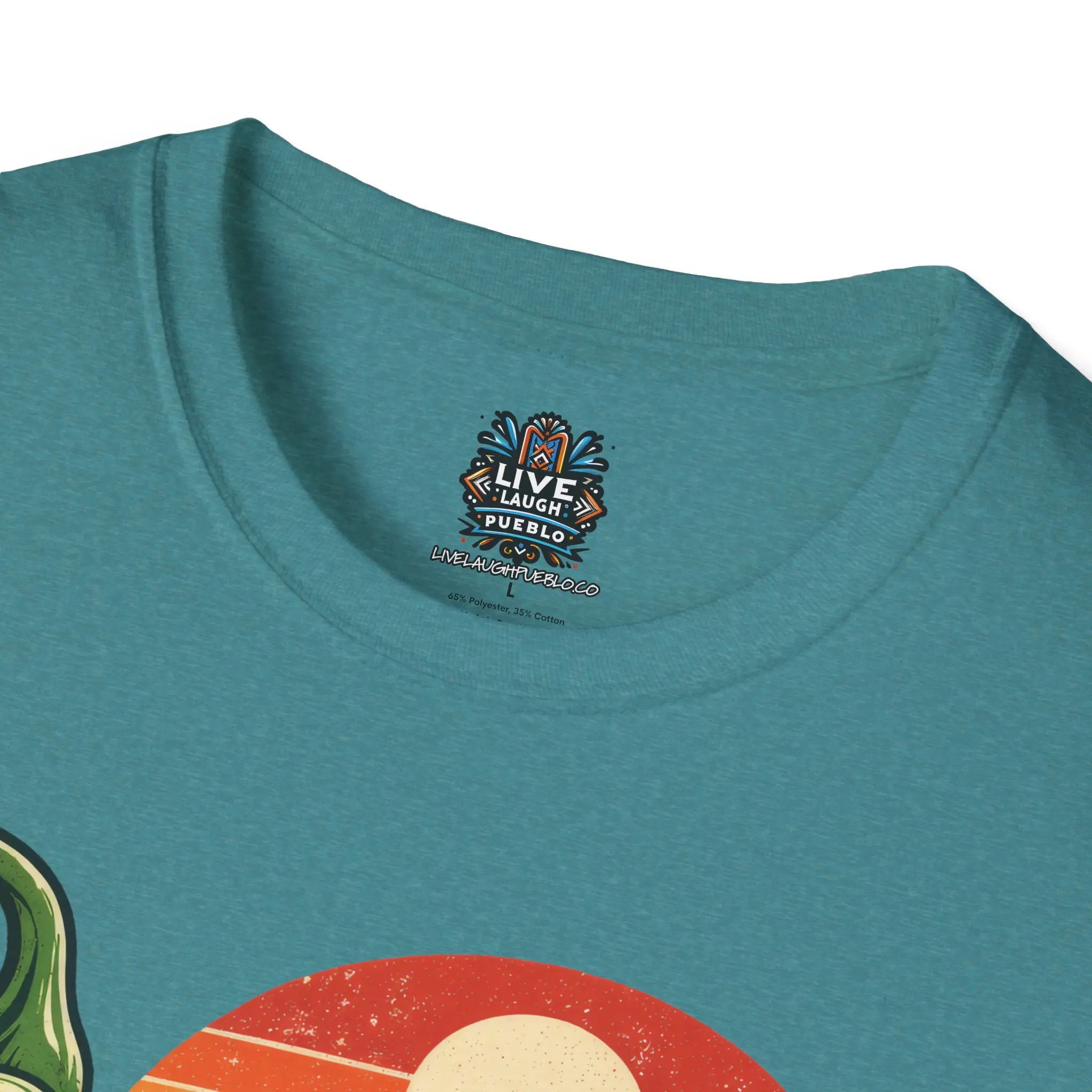 Live Laugh Chile | Pueblo Colorado Retro Unisex Softstyle Tee - Image 23