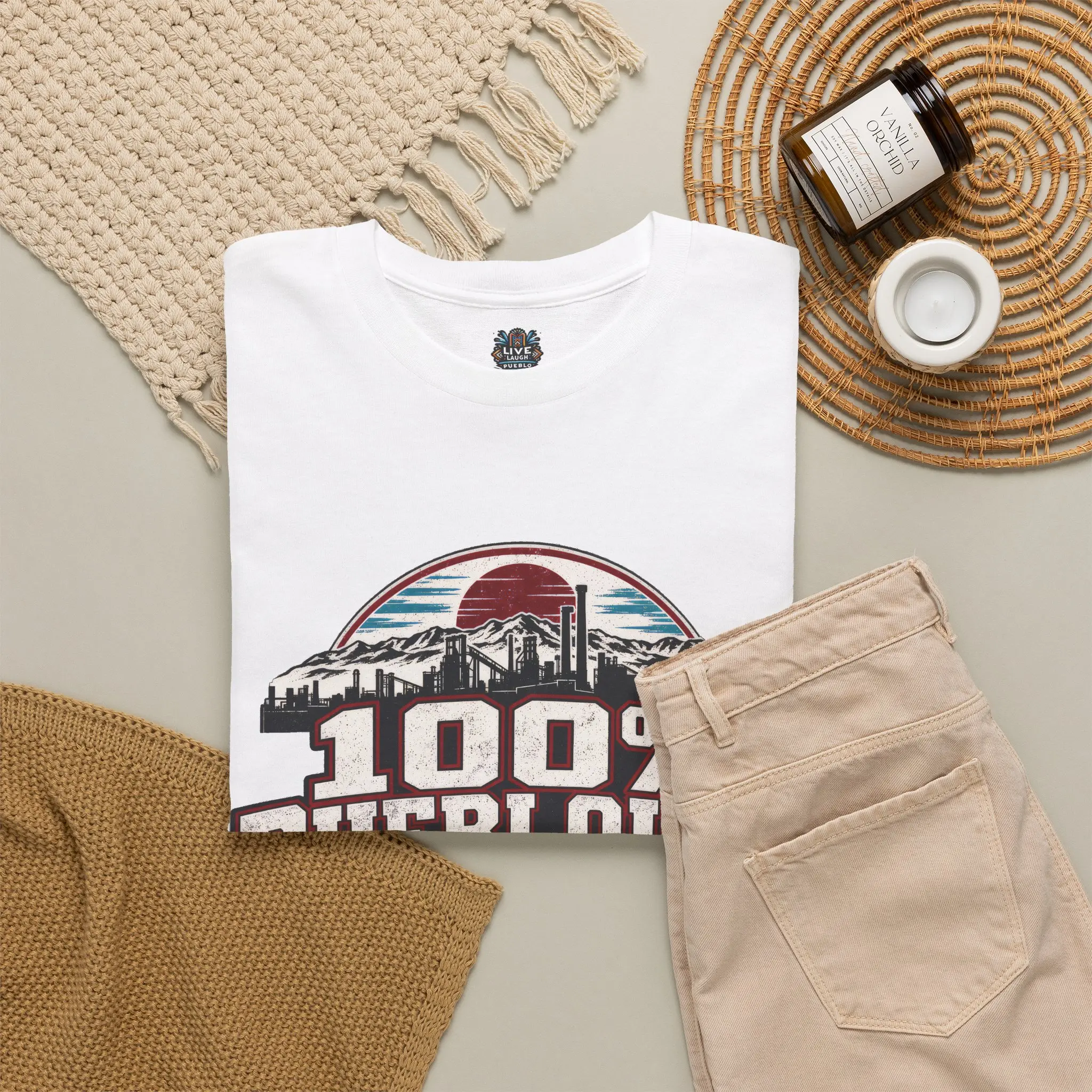 100% Puebloish Made Different Pueblo Colorado Unisex T-Shirt - Image 12