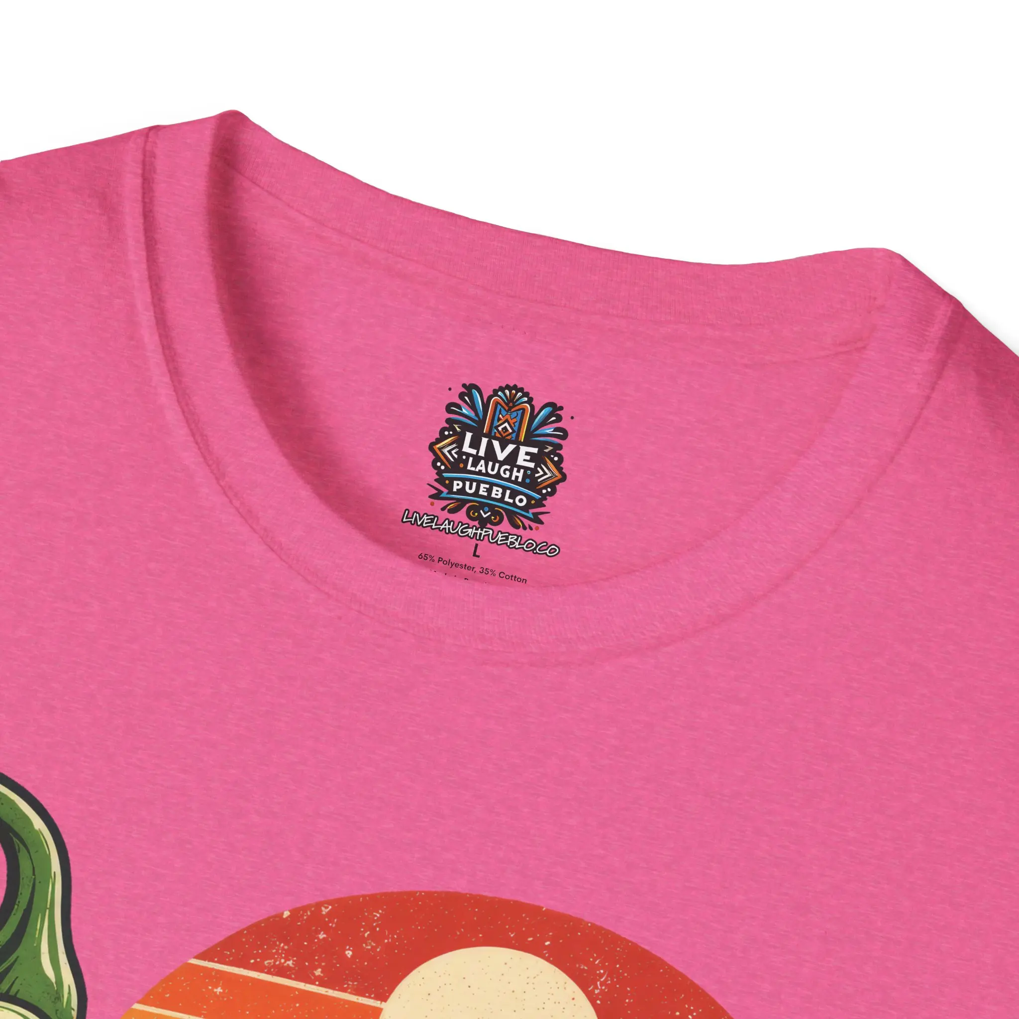 Live Laugh Chile | Pueblo Colorado Retro Unisex Softstyle Tee - Image 39