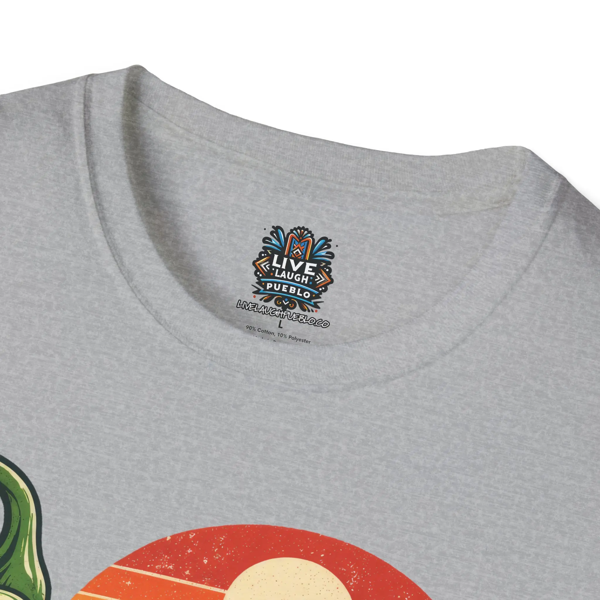 Live Laugh Chile | Pueblo Colorado Retro Unisex Softstyle Tee - Image 15