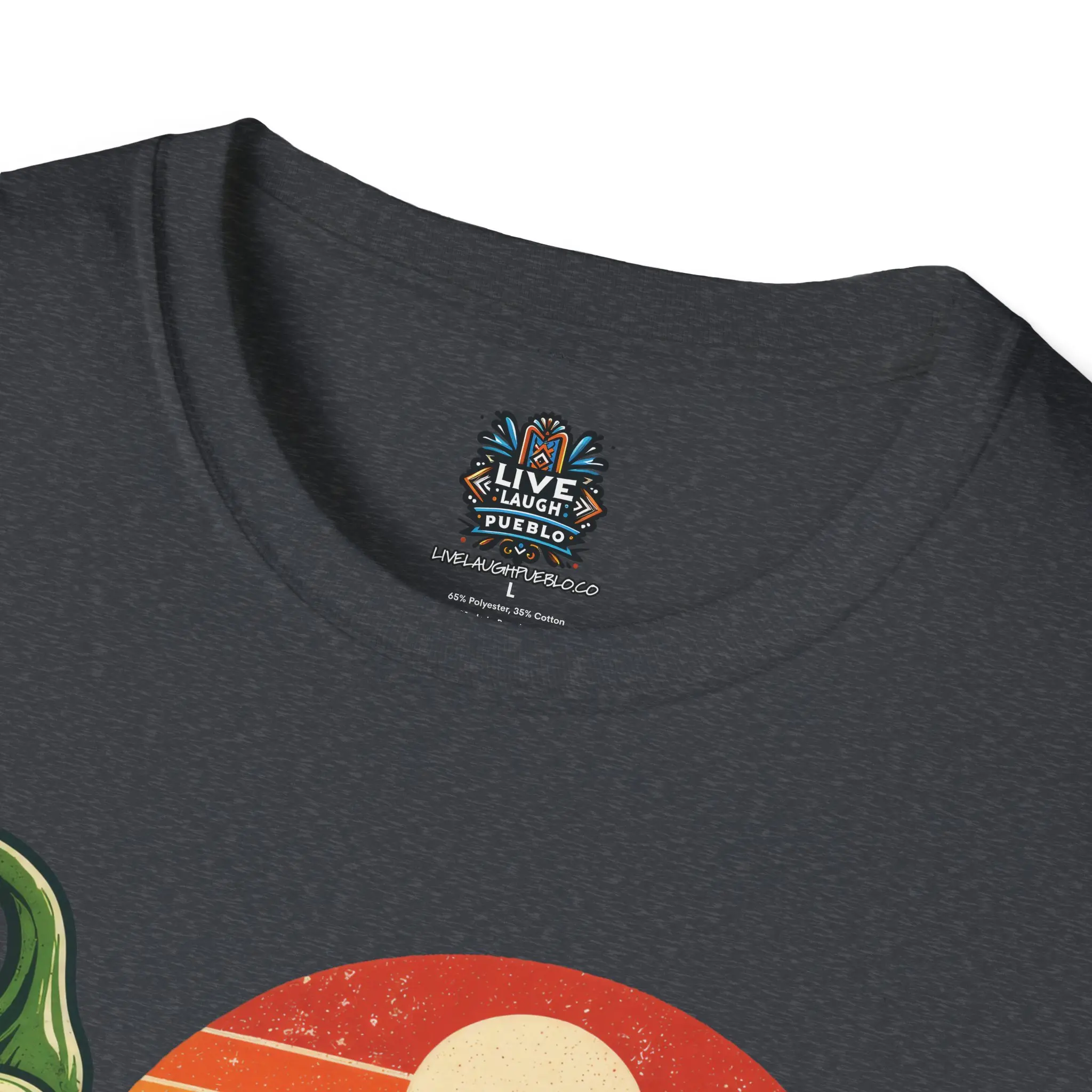 Live Laugh Chile | Pueblo Colorado Retro Unisex Softstyle Tee - Image 31