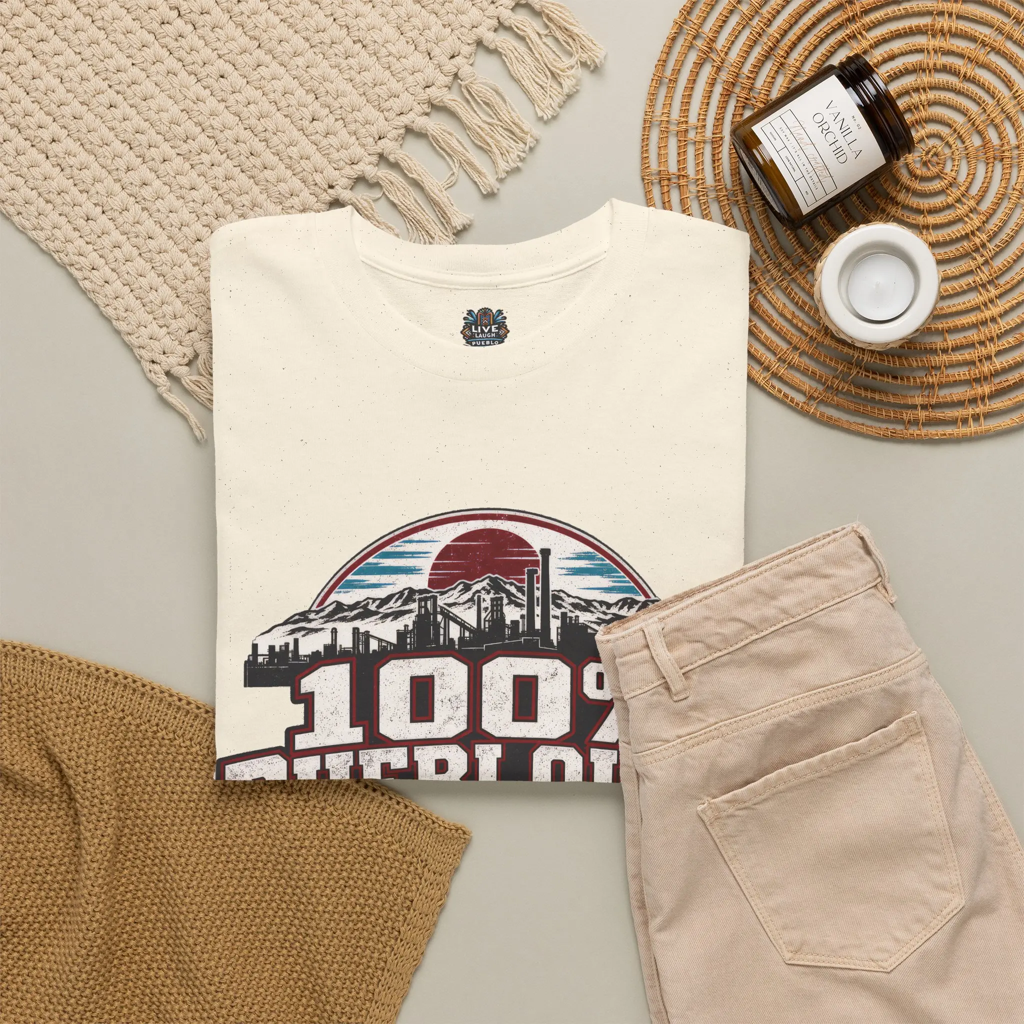 100% Puebloish Made Different Pueblo Colorado Unisex T-Shirt - Image 20
