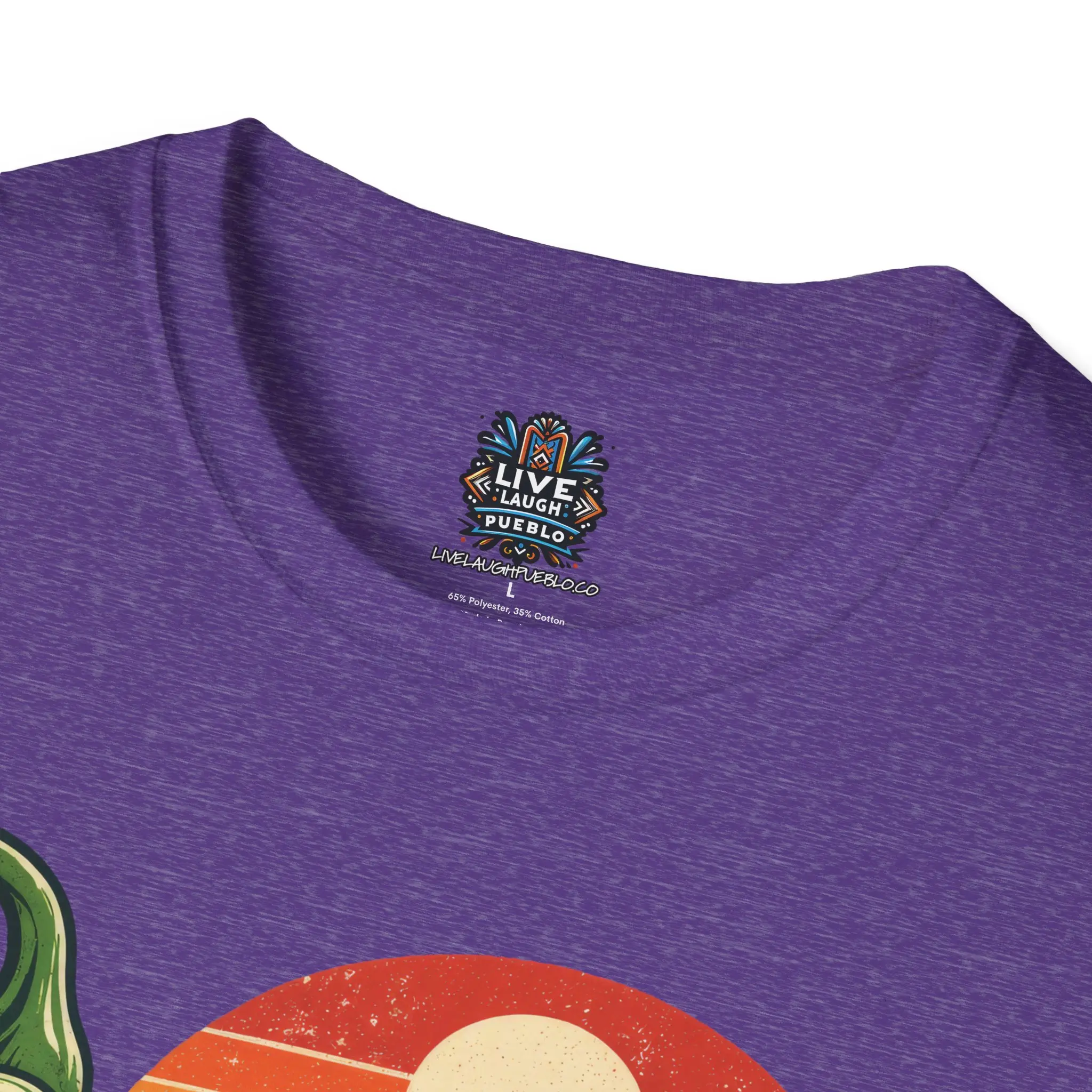 Live Laugh Chile | Pueblo Colorado Retro Unisex Softstyle Tee - Image 35