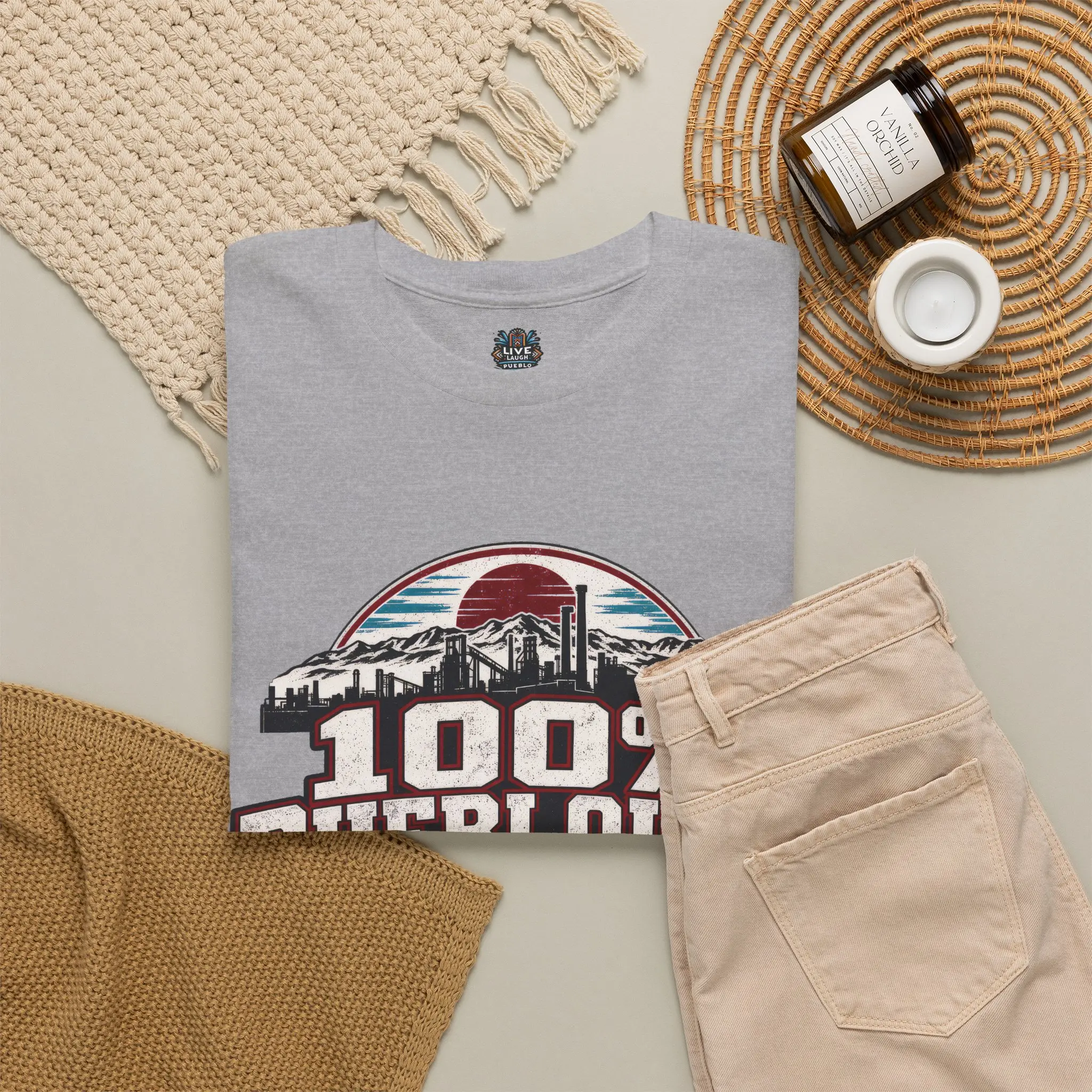 100% Puebloish Made Different Pueblo Colorado Unisex T-Shirt - Image 5