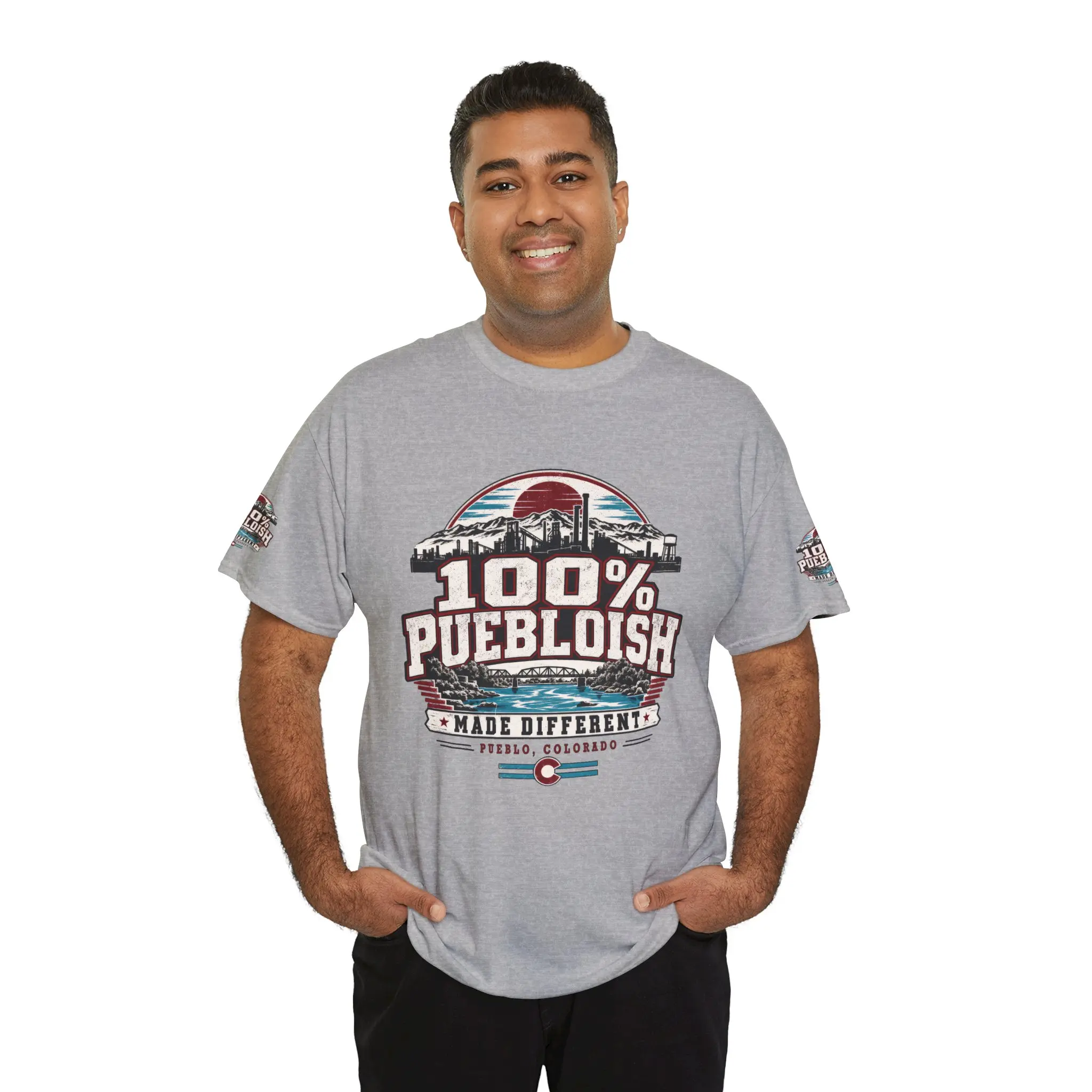 100% Puebloish Made Different Pueblo Colorado Unisex T-Shirt