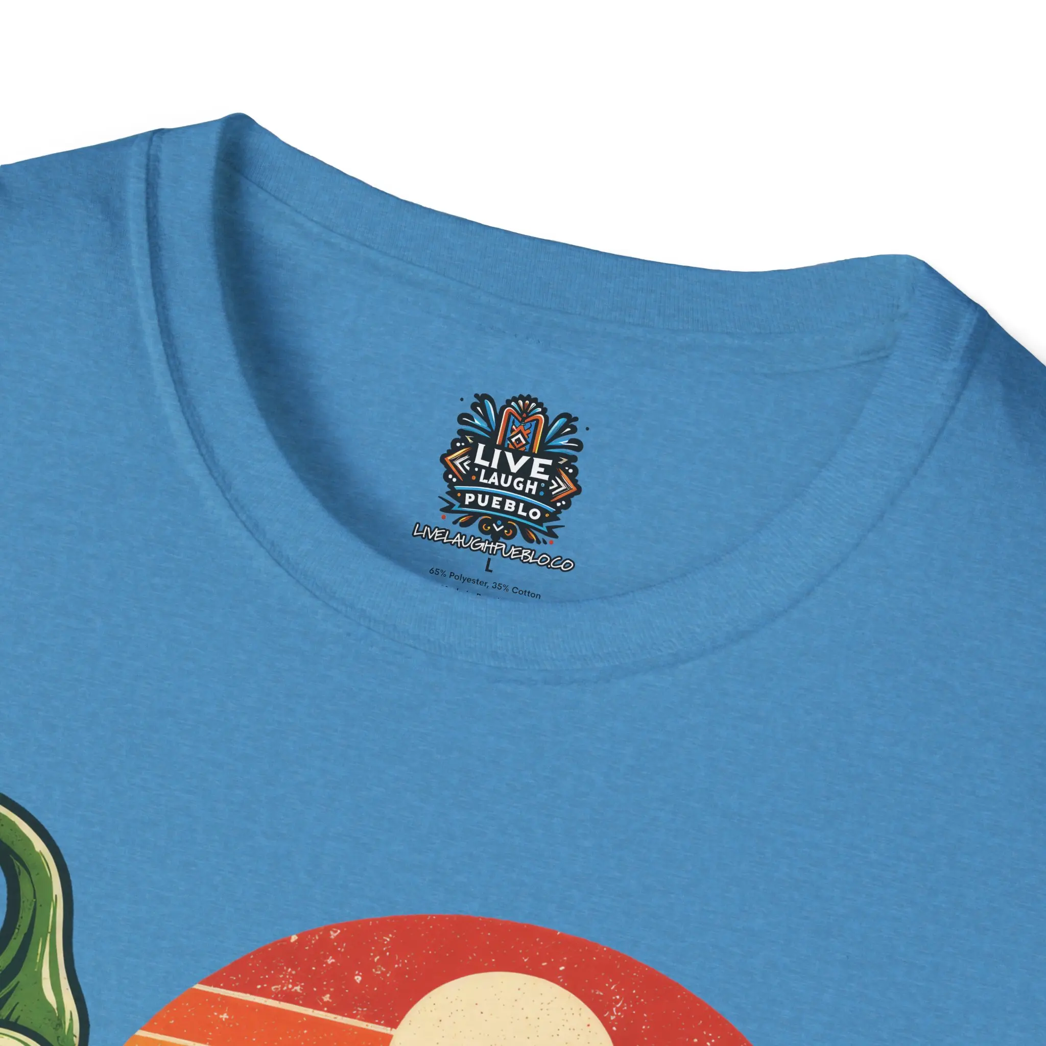 Live Laugh Chile | Pueblo Colorado Retro Unisex Softstyle Tee - Image 27