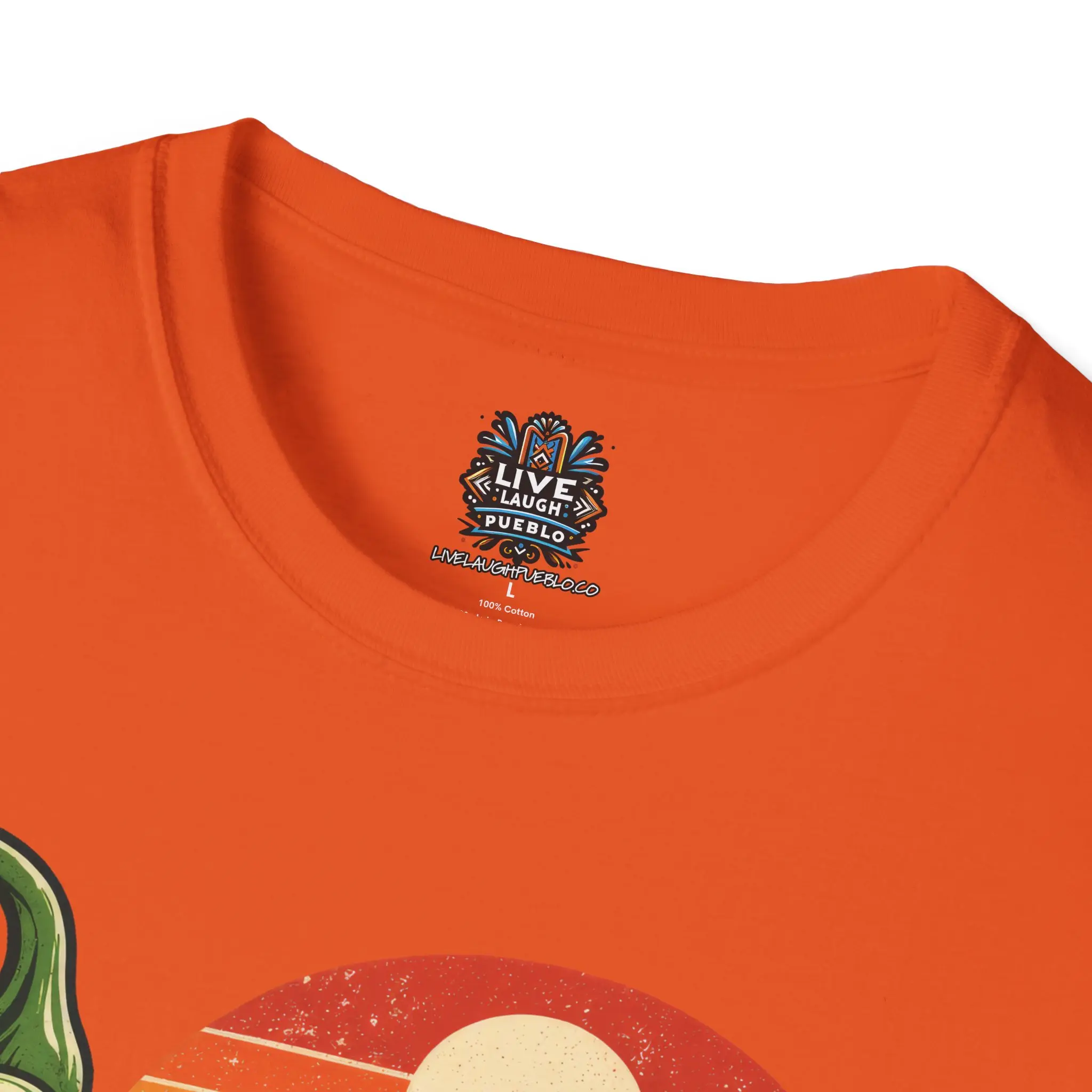 Live Laugh Chile | Pueblo Colorado Retro Unisex Softstyle Tee - Image 19